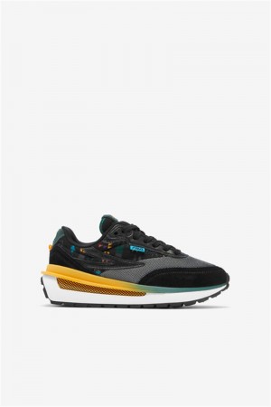 Black Kids' Fila Renno Shoes | Saudi Arabia-158970