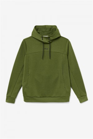 Black Men's Fila Aadheen Hoodie | Saudi Arabia-623801