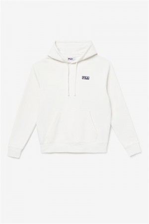Black Men's Fila Algot Hoodie | Saudi Arabia-654301
