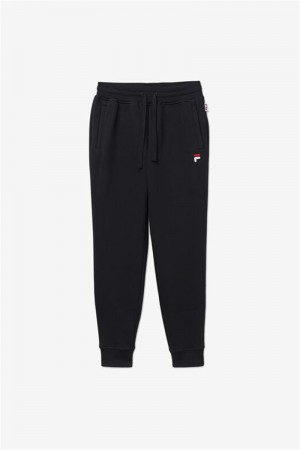 Black Men's Fila Chardon Joggers | Saudi Arabia-716408