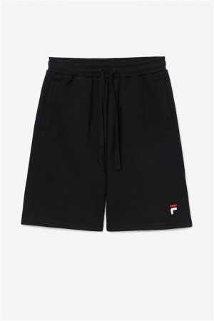 Black Men's Fila Kasta Shorts | Saudi Arabia-378146