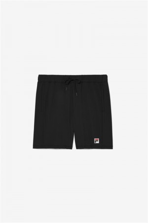 Black Men's Fila La Finale Woven Shorts | Saudi Arabia-986753