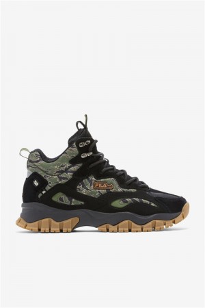 Black Men's Fila Ray Tracer Tr 2 Mid Boots | Saudi Arabia-348710