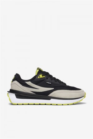 Black Men's Fila Renno Sneakers | Saudi Arabia-473618