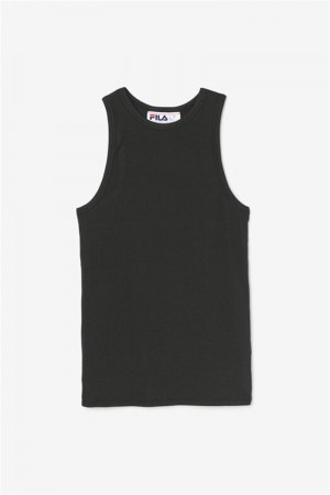 Black Women's Fila Alexia Tanks | Saudi Arabia-639208