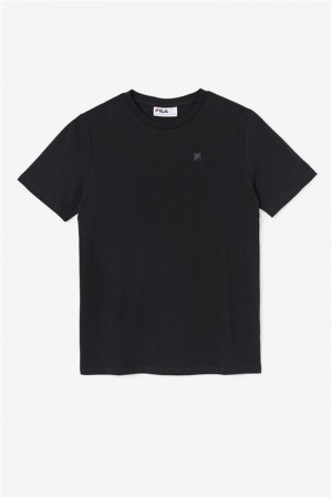 Black Women's Fila Doran Tee | Saudi Arabia-573621