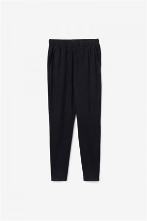 Black Women's Fila Fi-Lux Joggers | Saudi Arabia-261973