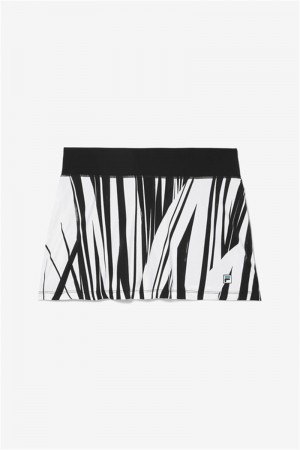 Black Women's Fila La Finale A-Line Skirts | Saudi Arabia-792643