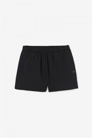 Black Women's Fila Nalani Shorts | Saudi Arabia-524371