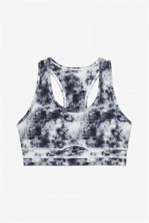 Black Women's Fila Uplift Dance Top Bras | Saudi Arabia-783160
