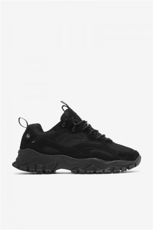 Black / Metal Silver Men's Fila Ray Tracer Tr 2 Sneakers | Saudi Arabia-580347