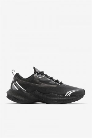 Black / Metal Silver / Black Men's Fila Tactik 3 Stimulus Shoes | Saudi Arabia-739815