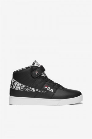 Black / White / Red Women's Fila Vulc 13 Rg Shoes | Saudi Arabia-034152