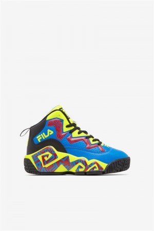 Black / Yellow / Red Kids' Fila MB Shoes | Saudi Arabia-713265