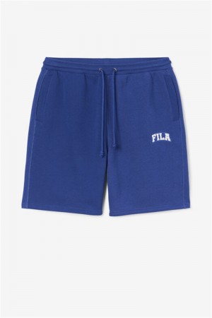 Blue Men's Fila Logan Shorts | Saudi Arabia-093857