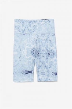 Blue Women's Fila Forza 8" Bike Shorts | Saudi Arabia-524893