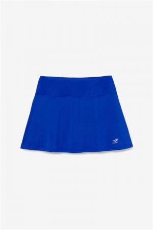 Blue Women's Fila Pickleball Flounce Skirts | Saudi Arabia-547269
