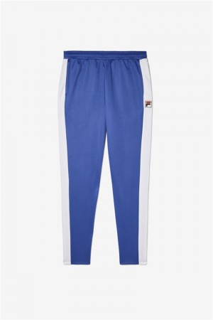 Blue / White Men's Fila La Finale Track Pants | Saudi Arabia-751026