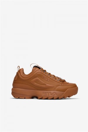 Brown Women's Fila Disruptor 2 Premium Shoes | Saudi Arabia-501769