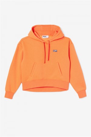 Coral Women's Fila Marina Hoodie | Saudi Arabia-075483