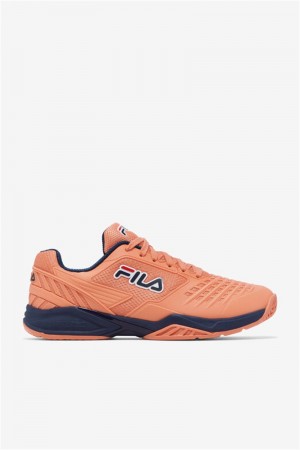 Coral / Navy / White Men's Fila Axilus 2 Energized Tennis Shoes | Saudi Arabia-652083