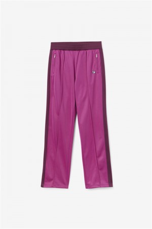 Dark Red / Purple Burgundy Men's Fila Sandy Track Pants | Saudi Arabia-579286