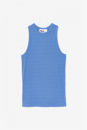 Deep Blue Women's Fila Alexia Tanks | Saudi Arabia-951862