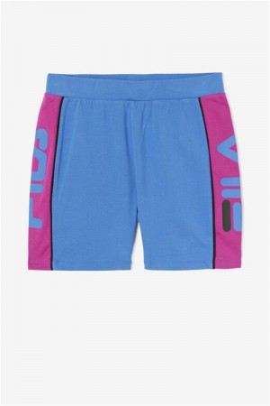 Deep Blue Women's Fila Davina Bike Shorts | Saudi Arabia-053294