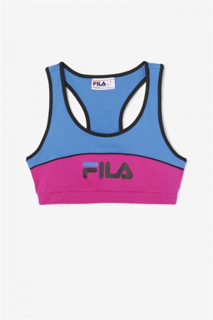 Deep Blue Women's Fila Kairi Top Bras | Saudi Arabia-798405