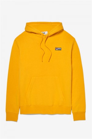 Gold Men's Fila Algot Hoodie | Saudi Arabia-379012