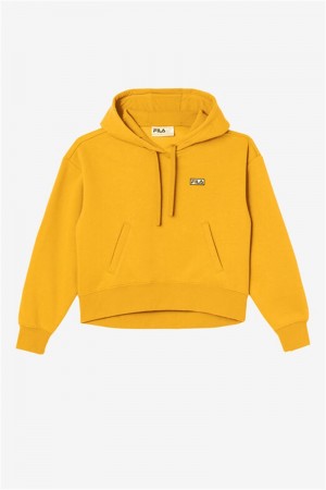 Gold Women's Fila Marina Hoodie | Saudi Arabia-506481