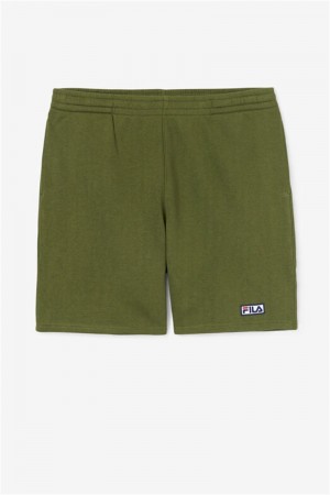 Green Men's Fila Kylan Shorts | Saudi Arabia-427150