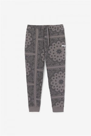 Grey Men's Fila Hemlock Joggers | Saudi Arabia-183647