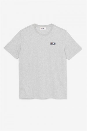 Grey Men's Fila Skylar Tee | Saudi Arabia-419652