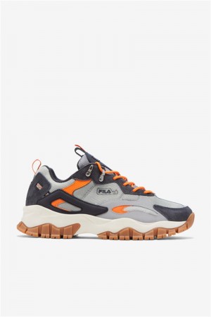 Grey / Orange Men's Fila Ray Tracer Tr 2 Shoes | Saudi Arabia-417608