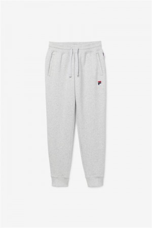 Light Grey Men's Fila Chardon Joggers | Saudi Arabia-852749