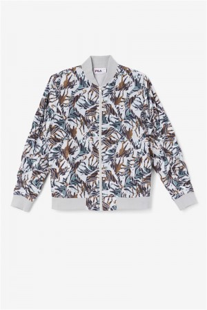 Multicolor Men's Fila Mav Bomber Jacket | Saudi Arabia-456928