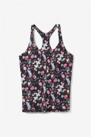 Multicolor Women's Fila Kick Serve Racerback Tanks | Saudi Arabia-625071