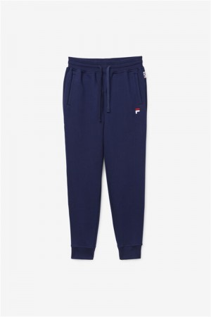 Navy Men's Fila Chardon Joggers | Saudi Arabia-645987
