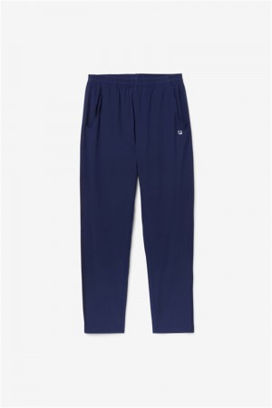 Navy Men's Fila Essentials Pants | Saudi Arabia-769415