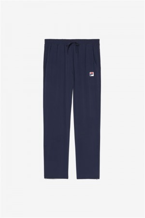 Navy Men's Fila Essentials Track Pants | Saudi Arabia-413520