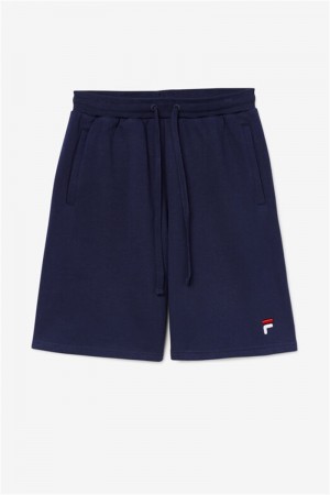 Navy Men's Fila Kasta Shorts | Saudi Arabia-834096