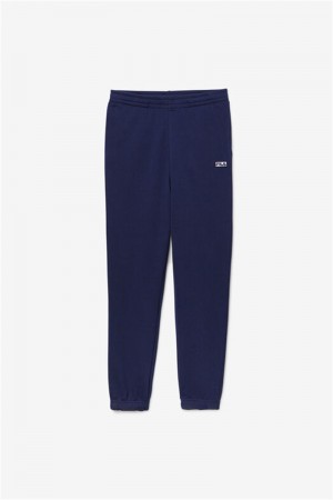 Navy Men's Fila Lassie Joggers | Saudi Arabia-836075
