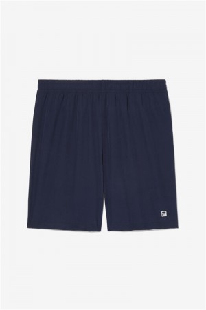 Navy Men's Fila Modern Fit Shorts | Saudi Arabia-961302