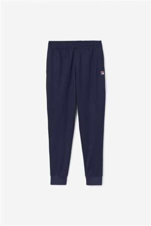 Navy Men's Fila Naso Pants | Saudi Arabia-493182