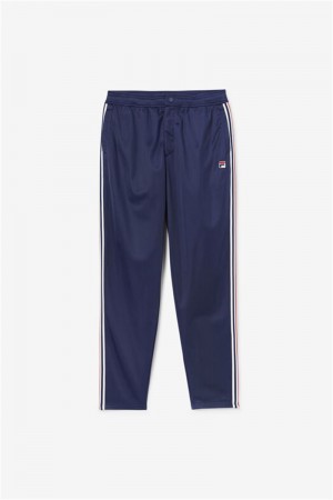 Navy Men's Fila Sidney Pants | Saudi Arabia-804795