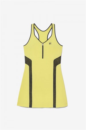 Navy Women's Fila Alley Solid Dress | Saudi Arabia-358906