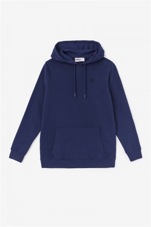 Navy Women's Fila Lylah Hoodie | Saudi Arabia-837940