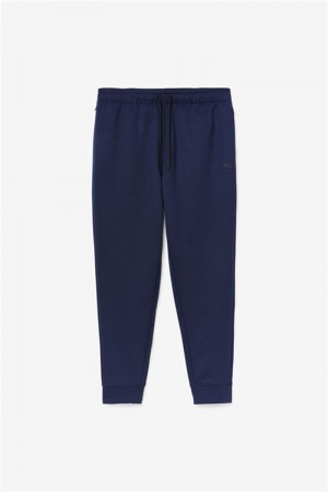 Navy / Black Men's Fila Himmat Joggers | Saudi Arabia-634072