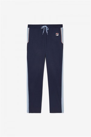 Navy / Blue Men's Fila Solar Power Track Pants | Saudi Arabia-032519